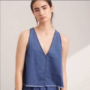 Wilfred Free Arlenis Denim Shirt - Medium Indigo - L